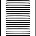 HVAC Premium 8'' x 22'' [Duct Opening] Flat Stamped Steel Return Air Grille - Sidewall and Ceiling - HVAC Vent Duct Cover - White [Outer Dimensions: 9.75''w X 23.75''h]