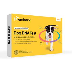 Embark Breed Identification Kit - Most Accurate Dog DNA Testing Kit - 99% Breed Ancestry Accuracy for Mixed Breed Dogs - Plus Relative Finder & Family Tree