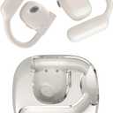 Open Ear Headphones,80H Playtime Air Conduction Earbuds w/Fast Charging, 16.2mm Hi-Fi Audio Drivers, Physical Buttons, ENC Mic, IPX5 Waterproof, Bluetooth 5.4, 2025 Upgrade for Workout White