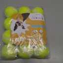 Nobleza Dog Tennis Balls 12 Pack, 2.5 Floatable Squeaky Tennis Ball for Small Medium Dogs, Training Safe Natural Rubber Squeaky Dog Balls for Dogs to Fetch Exercise, Yellow