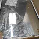 Rectangular Bathroom Mirror, 36"x24" Black Metal Framed Vanity Mirror