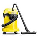 Kärcher Shop Vacuum WD 3, 4.5 Gal, 2.8 Peak HP, 26 ft Reach, Wet Dry Vacuum Cleaner, Blower Function, Crevice Tool, Floor Nozzle, Great for Car Cleaning