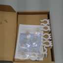 6 Pcs Sensor Dawn to Dusk Window Candles, Flickering Battery Candles for Windows, Ultra Bright Fake Candle Lights with Suction Cup, Led Candlesticks for Xmas Home Decor, White Light