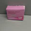 100 PACK Disposable Vaginal Suppository Applicator for Women, Fits Most Lubricants Creams Gels Pills Tablet Suppositories, Threaded End, Soft & Small Tip, with Dosage Markings, Individually Wrapped