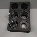 6 Piece Drinking Glasses, 15 Oz Iced Coffee Glasses Drinking Tumbler Set, Lead-free Highball Glass Cup Kitchen Glassware for Water, Juice, Beer, Beverage, Tea, Soda