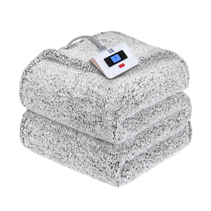 Sealy Electric Blanket Twin Size, Soft Sherpa Heated Blanket Single Control with 10 Heating Levels & 1 to 12 Hours Auto-Off Settings Over-Heated Protection 62"x84" Machine Washable, Charcoal 