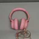 USB C Wired Over-Ear Headphones with Mic, Hi-Fi Stereo Sound, Noise-Isolating Ear Cups, Comfortable Fit for iPhone15/16, Samsung Galaxy S24/S23, Type-C Phones & Tablets (Pink)