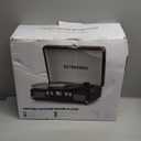 Vinyl Record Player 3-Speed Bluetooth Portable Suitcase Records Player with 2 Built-in Stereo Speakers, Belt-Driven Turntable for Vinyl Records, Support RCA Line Out, AUX Out (Brown)