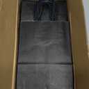 MESHA Black Gift Bags 5.25x3.75x8 Inch Small Kraft Paper Bags with Handles Bulk,100 Pack for Small Business,Wedding Party Favor