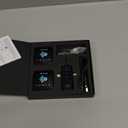 Wireless Lavalier Microphone for iPhone: Mini Microphone Noise Reduction - 328ft Transmission & 20H Battery Life for Video Recording, 3-in-1 Universal Camera & Android, Deep Grey (Brushed Black)