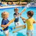 6 Pcs Water Squirt Guns, Kids Water Blasters Pool Beach Outdoor Party Toys | Includes 6 lightweight waterproof water squirt blasters, shooting toy for kids summer pool and beach activities (XXL)