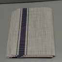 Placemats Set of 12 - Easy Clean Woven Vinyl Placemats for Dining Table, Indoor/Outdoor Place Mats, Washable PVC Table MatsBlue Skyline