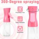 Spray Bottle For Hair,Continuous Water Mister for Hairstyling, Salons, Cleaning, Plants,Essential Oil Scents,Ultra Fine Mist Sprayer,6.8 OZ /200 ML-pink(Christmas Gifts)