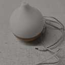 SALKING Essential Oil Diffuser, 100ml Small Aromatherapy Diffuser with Auto Shut-Off Function, Ultrasonic Diffusers for Essential Oils, Cool Mist Humidifier with Warm White Lights, for Office Home (White + Wooden Grain)