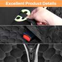 Mancro Dog Car Seat Cover for Back Seat, 2026 Upgraded 600D Heavy Duty Waterproof & Scratch-Resistant Dog Hammock for Car, Back Seat Pet Cover for Dogs with Sedan, Standard, Orange
