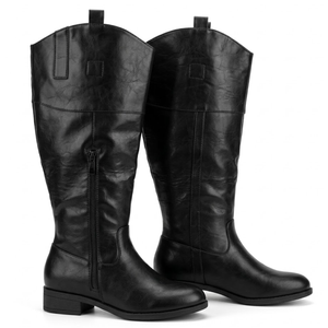 Boots, Black, Size 7