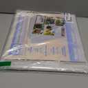 Samsill Scrapbook 6 Pocket Refill Pages 12x12 Inch, 50 Pack, Fits 3 Ring Scrapbook Binders and 12x12 Photo Albums, Holds 12 4x6 Inch Photos, Top-Loading, Heavy-Duty, Super Clear