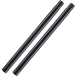 Barcetine 1FT Stainless Steel Extension Pole for 1 Inch Diameter Flag Pole Kit - Easy to Install for Extending Flagpoles - Black (2 Pack)