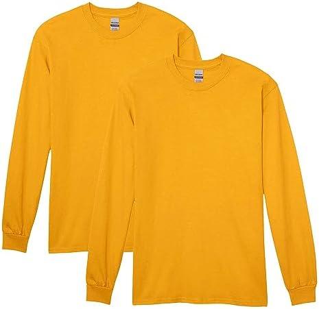 Gildan Adult Heavy Cotton Long Sleeve T-Shirt, Style G5400, Medium 