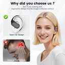 Wireless EarHook Earbuds,Bluetooth 5.4 Open Ear Sports Headphones,Air Conduction Over The Ear Headphones,40Hrs Playtime,IPX5 Waterproof Earphones for Worksout Running