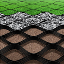 16.4 x 9.8 Ft 160 Sq ft Gravel Ground Grid, 2 Inch Depth Geo Grid Driveway Stabilization Grids, Gravel Geocell Retainer Grid for Garden Landscaping Parking Lots Driveways Slopes