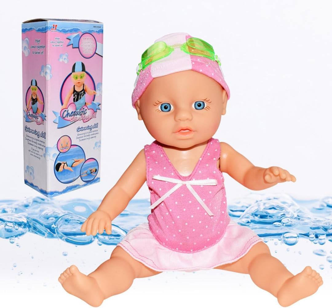 Swimming Baby Toy,2026 New Upgraded Waterproof Swimmer Toy,Electric Water Baby Toy, Backstroke Swimming Toy for Pool