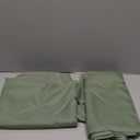 OWENIE Sage Green Sheer Curtains 72 Inches Long 2 Panels Set, Transparent Voile Sheer Curtain Rod Pocket Gauze Drapes for Living Room Bedroom Sliding Glass Door Treatment, 2 Pcs Each 42 x 72 Inch