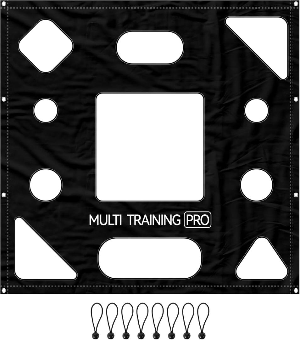 Lacrosse Rebounder Target Net 44FT, Lacrosse Bounce Back Pass Cover, Volleyball/Baseball Rebounde Target Net for 46FT & 47FT Rebounders
