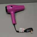 Conair Hair Dryer with Retractable Cord, 1875W Blow Dryer, 3 Heat Settings, 2 Speeds, Blow Dryer with Diffuser and Concentrator Attachments, Ionic + Tourmaline Technology, Pink