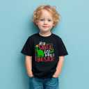 Christmas Shirts for Toddler Boys Girls Kids 2-8 Years, Santa Reindeer Snowman Dinos Truck Short Sleeve Tee