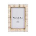 Handicrafts Home 4X6 Picture Frames - Vintage Style Wall Hanging & Desk Décor, Farmhouse Photo Frames, Living Room, Office & Home Décor, Small Picture Frame for Diploma & Wall Decor, Halo Keys-White