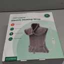 Snailax Heating Pad for Neck and Shoulders and Back, Large Heating Pad for Neck and Shoulders, Electric Heated Wrap, 6 Heat Settings & Auto Shut Off, Washable,Gifts (24" x 33"Gray)