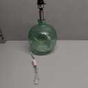 8 -inch Ocean Blue Textured Glass Table Lamp for Office, Dorm Or Bedroom, Reading Bedside Lamp