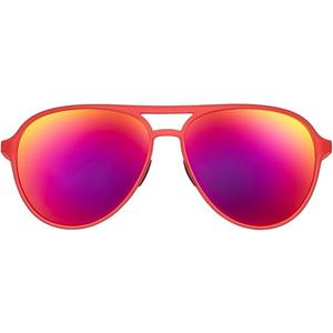 goodr Polarized Aviator Sunglasses, Large Sized (Mach G), UV400 Protection, No Slip, No Bounce, Red