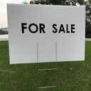 2 x 10 Pack 18 x 12 Inches White-Corrugated-Plastic-Yard-Sign-with-Stakes for Birthday, Real Estate Garage Sale Signs, Rent, Guidepost Decorations, Christmas
