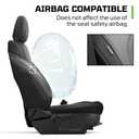 Seat Covers for 2021-2026 Ford Bronco 4 Door,Waterproof Leather Full Set
Black,With Rear Cup Holder,Custom Fit Front & Rear Full Coverage,Wear-Resistant and Breathable, Easy to Clean,OEM Fit
