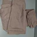 No. 918 Erica Crushed Sheer Voile Rod Pocket Curtain Panel, 51" x 84", Whisper Pink