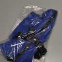 Dog Winter Coat Reflective Water-Resistant Jacket, Fleece Lined Windproof Puppy Coat with Back Zipper & D-Ring, Cold Weather Dog Coats for Small Medium Dogs (S, Blue)