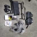 2 Seaters 24V Ride on UTV with Remote Control,10AH Battery, 400W Powerful Motors with 17" EVA Wheels, 20.5 Seat Width Electric Ride Toy with Metal Suspension,LED Lights,Music,Horn (White)