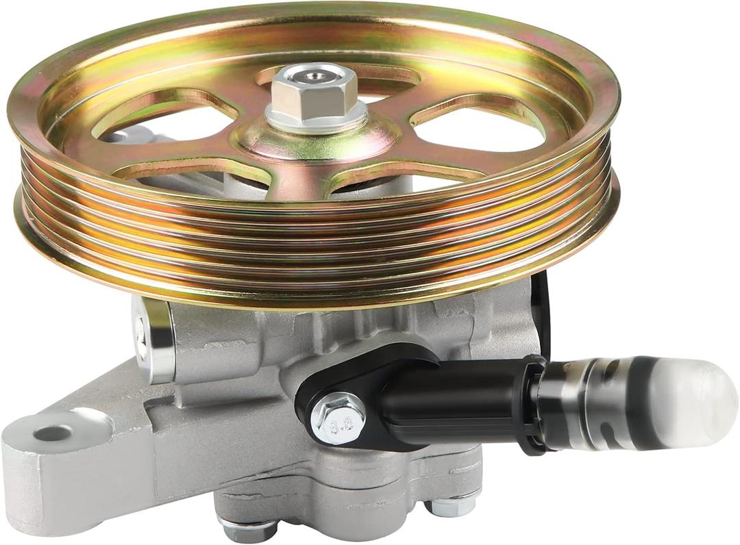 Power Steering Pump with Pulley Compatible with Honda Pilot 2005 2006 2007 2008, Honda Odyssey 2005 to 2010, Acura MDX 2007 to 2013, Replacement for OEM 21-5442, 56110-RGL-A03, 56110-PVJ-A01