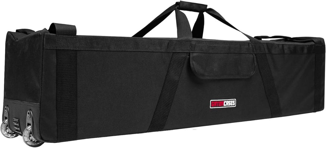 Gator Cases MiZone Drum Set Hardware Bag with Wheels and Tow Handle, 46" x 12" x 12" (GP-HDWE-1246W)