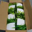 Unittype 12 Pcs Fake Plants Small Artificial Faux Plants for Shelf Mini Plastic Potted Greenery for Home Office Desk Bathroom Bedroom Indoor Decor(Green)