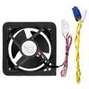 Upgraded DA81-06013A Refrigerator Evaporator Fan Motor Compatible with Samsung Fridge Evaporator Fan Motor No Noise with DA32-10105X Refrigerator Temperature Sensor RF263BEAESR RF260BEAESR Fan Motor