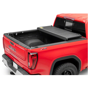 Rough Country Hard Tri-Fold Tonneau Cover for Chevy Silverado & GMC Sierra 1500 (2019–2026) - Low-Profile Aluminum Truck Bed Cover, Fits 5'10 Short Bed