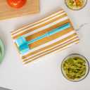 Mind Reader Meat Chopper Spatula, Heat Resistant Kitchen Tool for Mixing, Cutting, Mashing, Dicing Ground Beef, Avocado, Pack of 2, Nylon, Light Blue