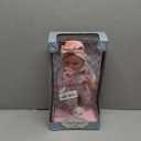 Enjoyin 12'' Baby Doll in Gift Box with Pink Cloths, Pacifier, 13''x13'' Microfabric Blanket, and Feeding Bottle. Gift Idea for Ages 3+