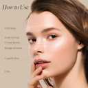 Dewy Highlighter Makeup, Highlighter Makeup Stick for Face and Body, Radiant & Shimmer Glow, Buildable Color for All Day | Vegan & Cruelty-Free | Rose Bronze Gold 15g/0.53fl.Oz