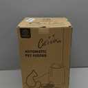 PAPIFEED Automatic Cat Feeder, 2.4G WiFi Auto Cat Food Dispenser with App Control, 3L Auto Pet Feeder with Dual Power Supply, Detachable for Easy Clean for Cats and Small Dogs, Grey