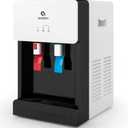 Avalon B8WHT Countertop Bottleless Water Cooler Dispenser - 2 Stage Water Filters and Installation Kit Included, NSF Certified, UL Listed, White