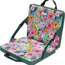 Indoor & Outdoor Folding Chair Cushion Without Back Support, Foldable Portable Stadium Seat,Chair Cushion for Sports Events, Outing, Travelling，Hiking, Fishing